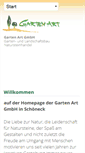 Mobile Screenshot of garten-art-schoeneck.de